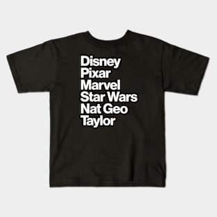 World of Dis+ (Taylor's Version) Kids T-Shirt